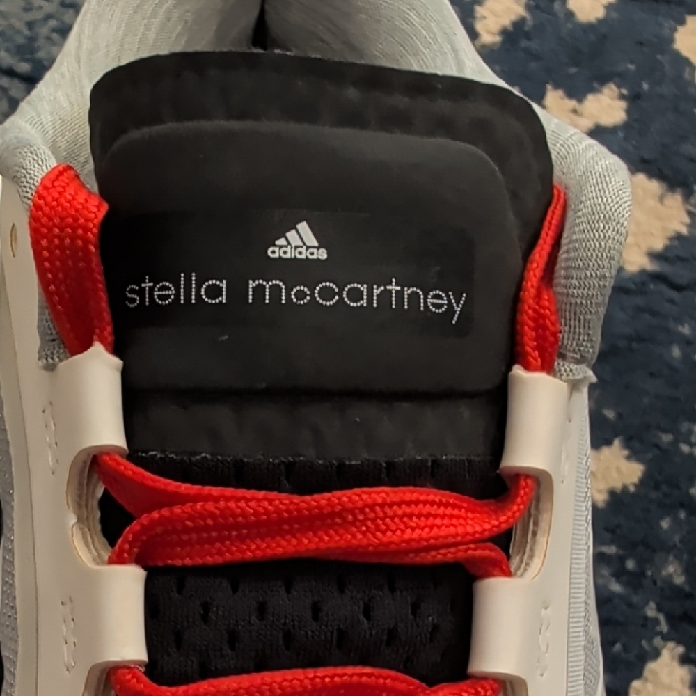 Adidas by Stella McCartney White and Black Athletic Shoes - Picture 2 of 8